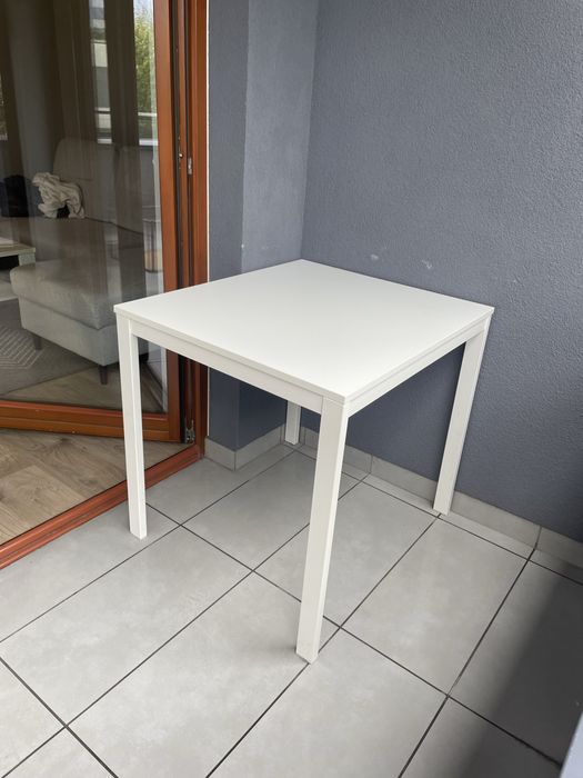 Stol rozkladany Ikea bialy stan idealny