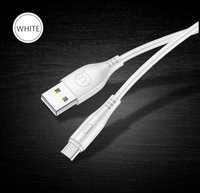 Кабель USB Usams U18 Round micro USB  White  2 метра