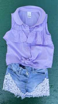 Блуза Waikiki для дівчинки та шорти джинсові