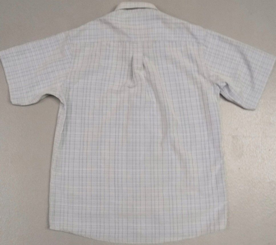 Wr) Cotton męska koszula krótki rękaw kratka Roz.M