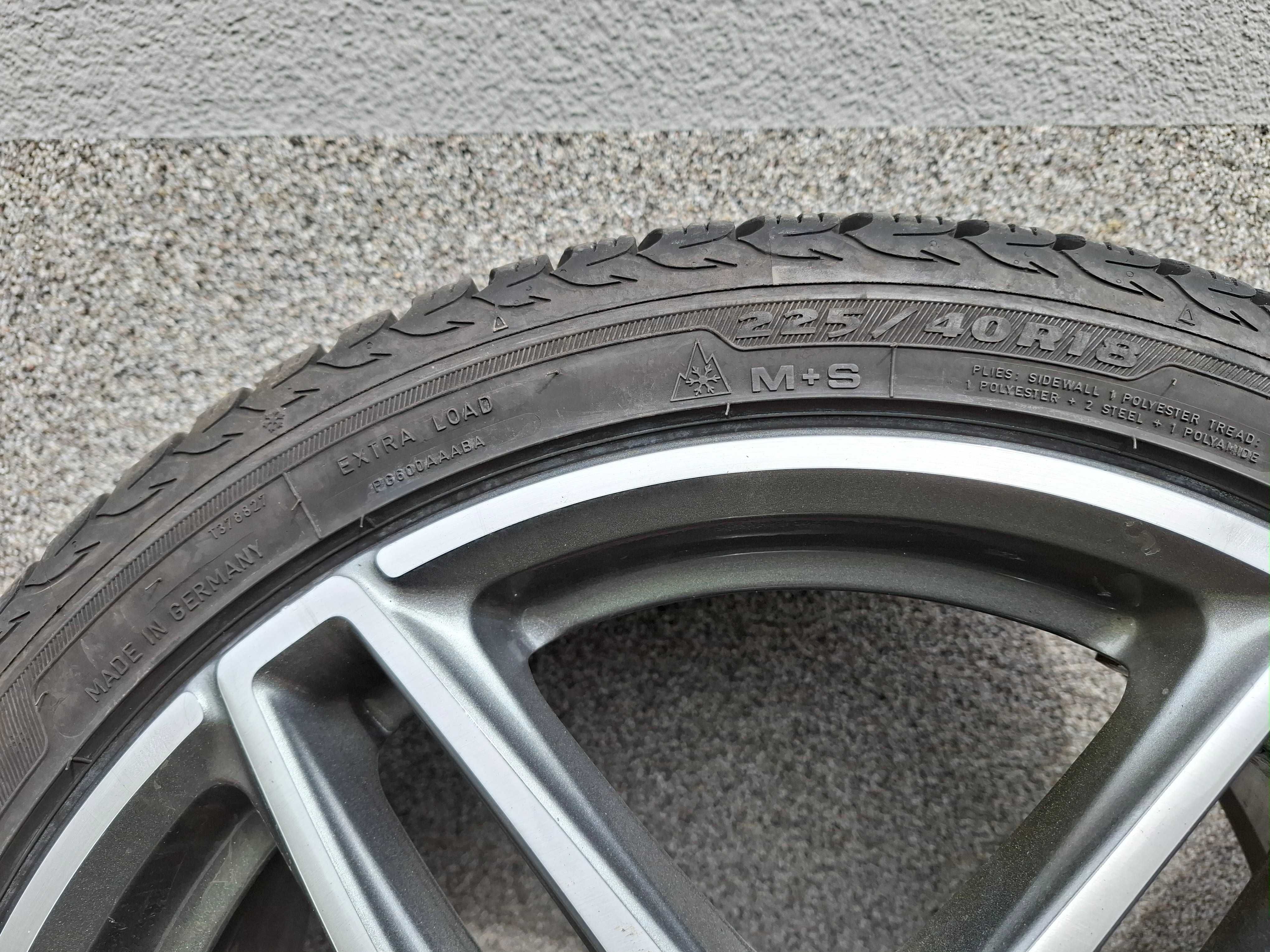 alufelgi 18 z oponami zimowymi (jeden sezon) - mercedes c, cla komplet