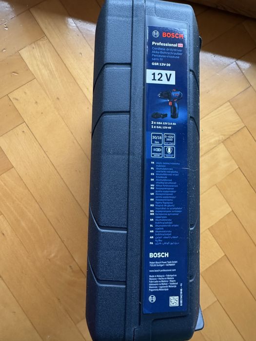 Wiertarko-wkrętarka akumulatorowa GSR 12V-30 PROFESSIONAL