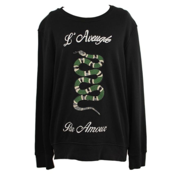 Свитер Gucci с изображением змеи