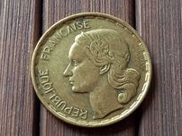 Monety 50 Francs 1950 r,Guiraud