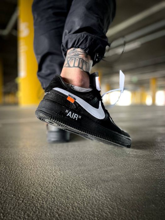Buty Nike Air Force x Off White black