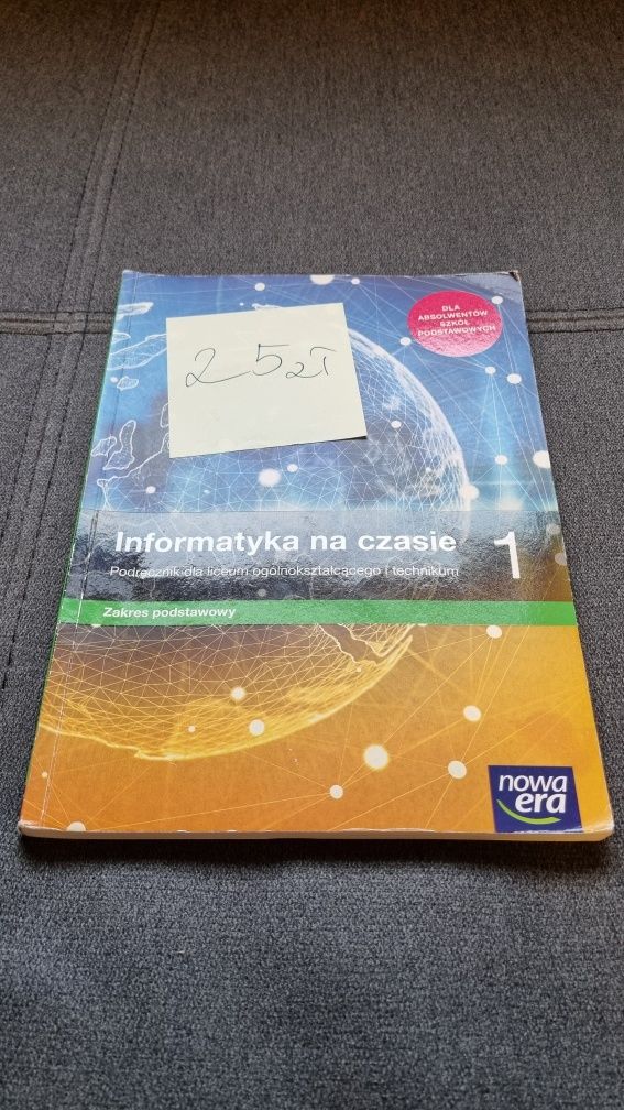 Informatyka na czasie 1. Podręcznik dla liceum ogólnokształcącego i te
