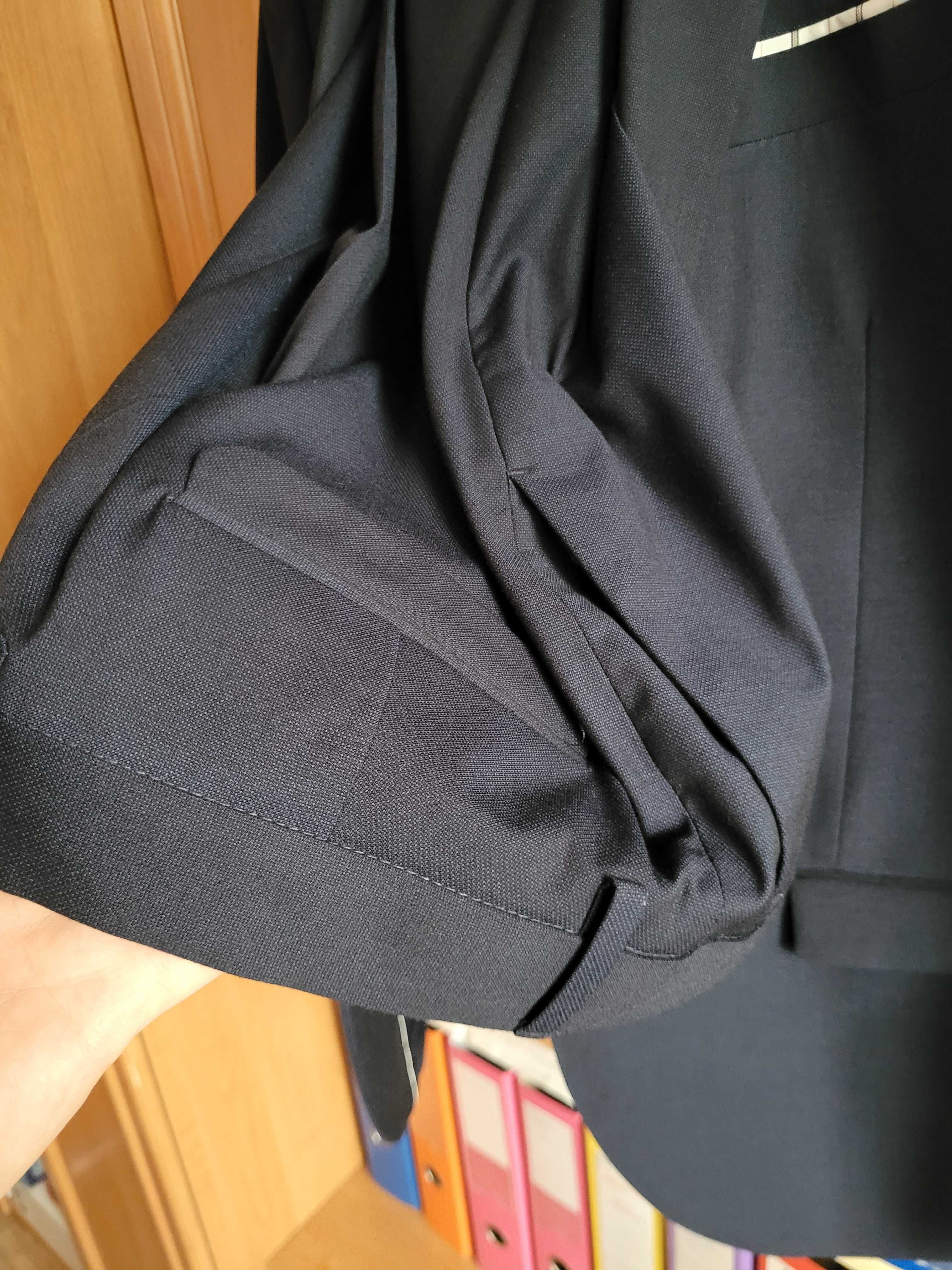 Garnitur ciemny granatowy Reserved rozm. 50 Slim Fit jak nowy