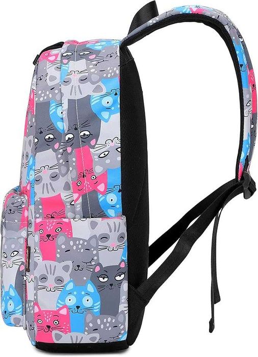 Повсякденний рюкзак для лептопів 16", Wadirum, принт котики, - 26,6%