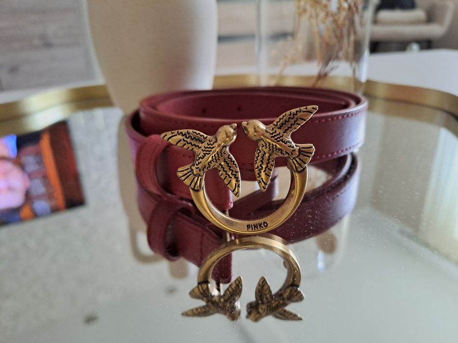 Pasek Pinko czerwony S