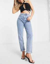 Spodnie jeansy mom jeans boyfriend 26/32 ASOS wysoki stan relaxed