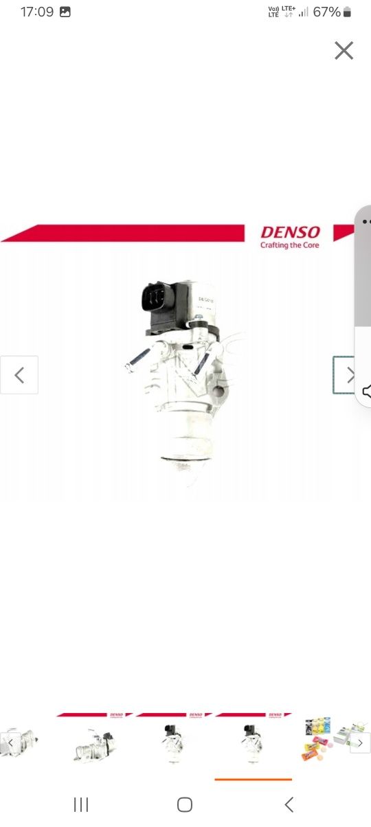 Egr Toyota d4d - zawór Nowy Denso