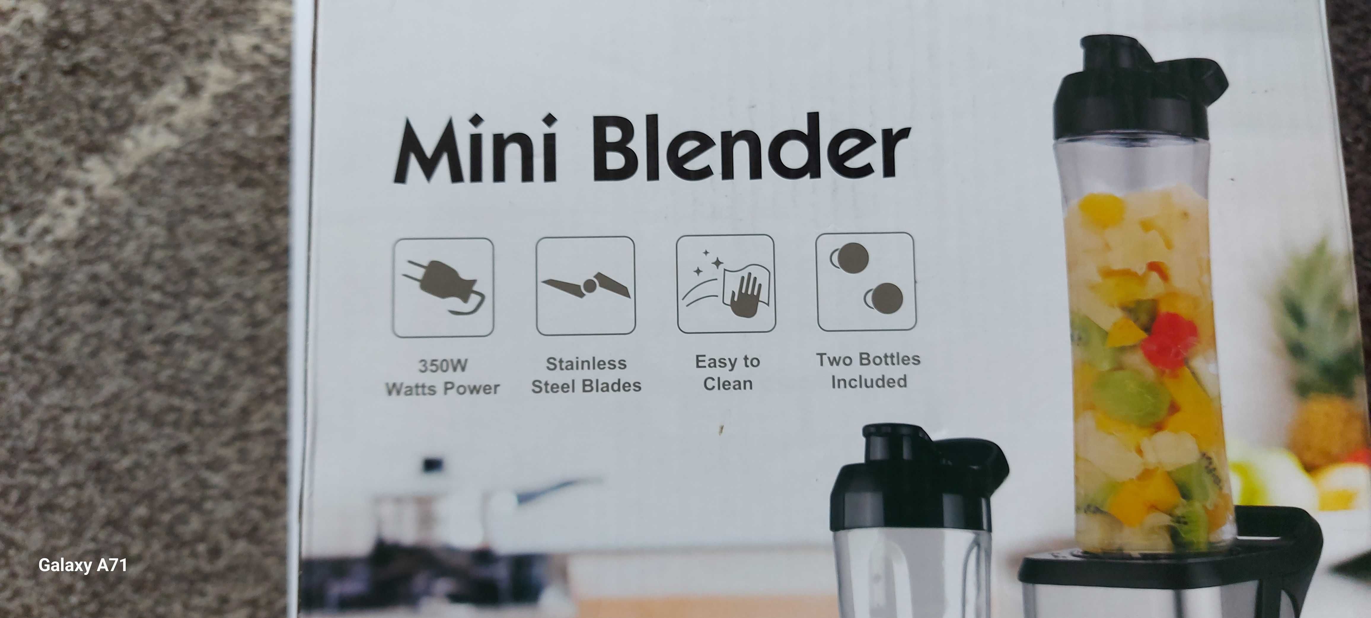 NOWY Blender do smoothie z kubkiem na wynos 350W