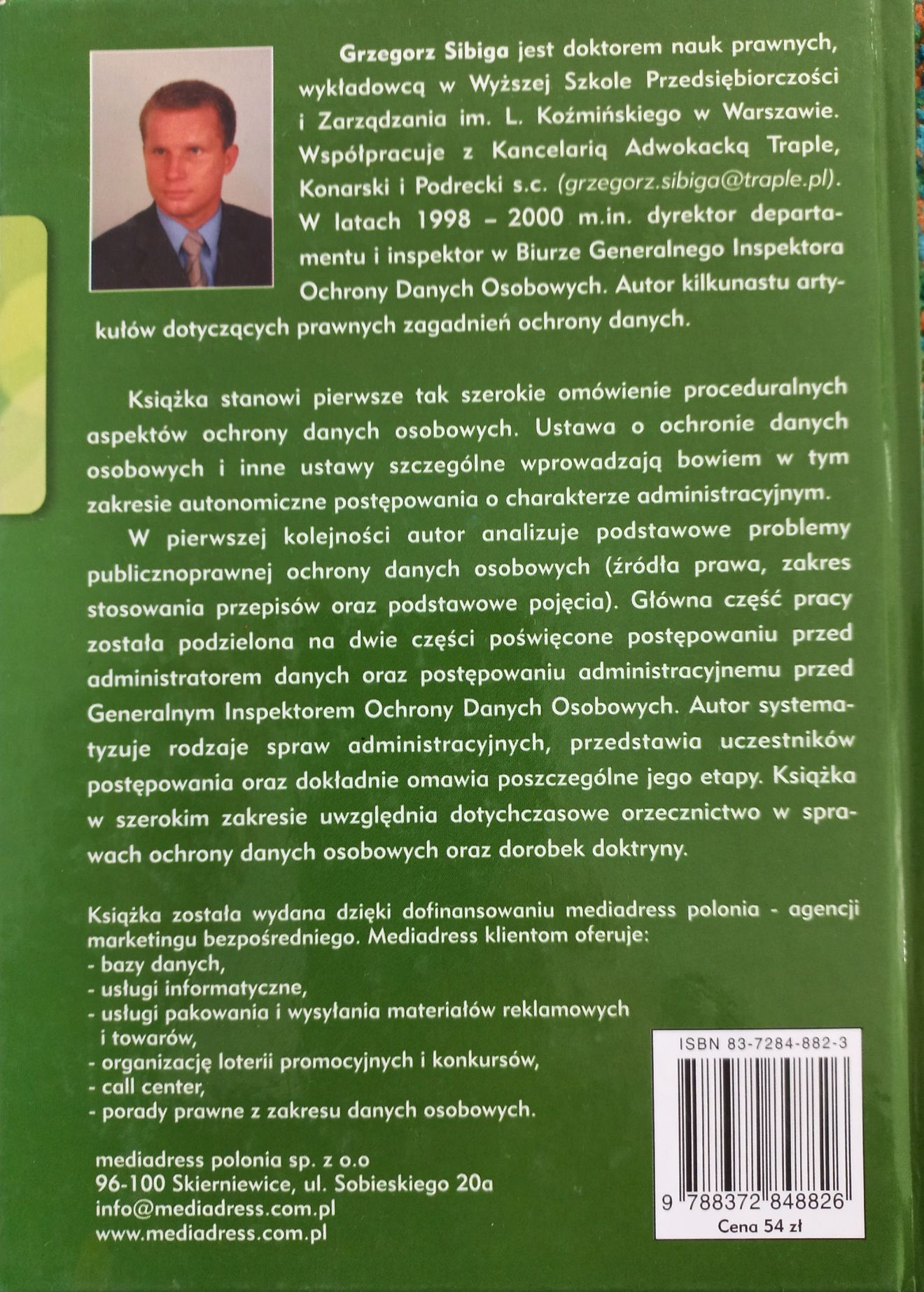 Postępowanie w sprawach ochrony danych osobowych