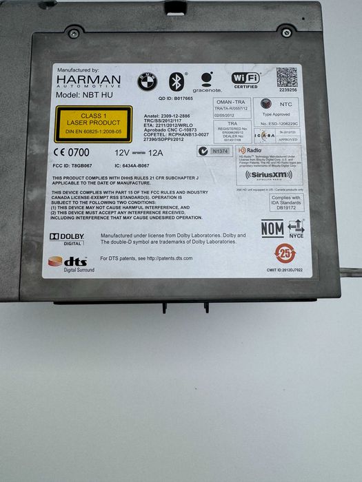 Radio nawigacja BMW X5 F15 NBT HU T8GB067