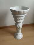 Coluna para vaso + prato do vaso