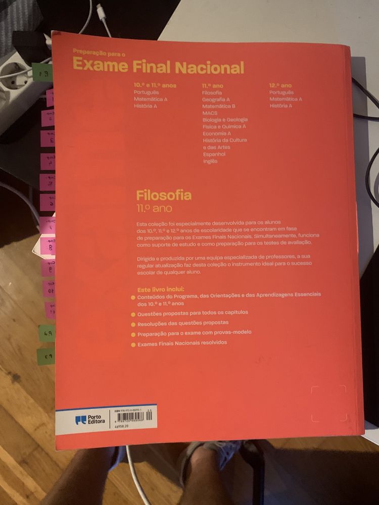 livro de preparacao exame final de filososfia
