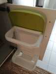 Caixote de lixo de porta cozinha