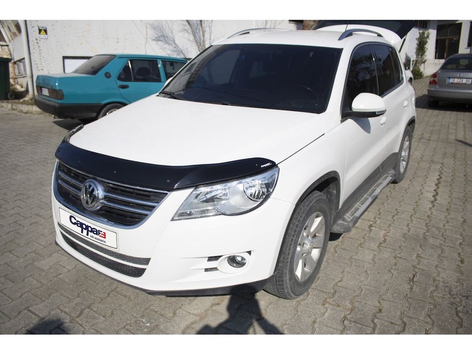Volkswagen Tiguan Дефлектор капота (мухобойка) EuroCap