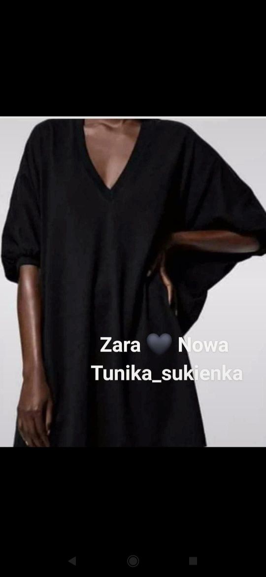 Sukienka tunika Zara Nowa XS s m