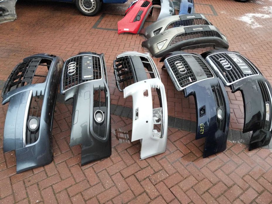 Audi A6 C6 zderzak przód kompletny maska błotnik przedni zderzak