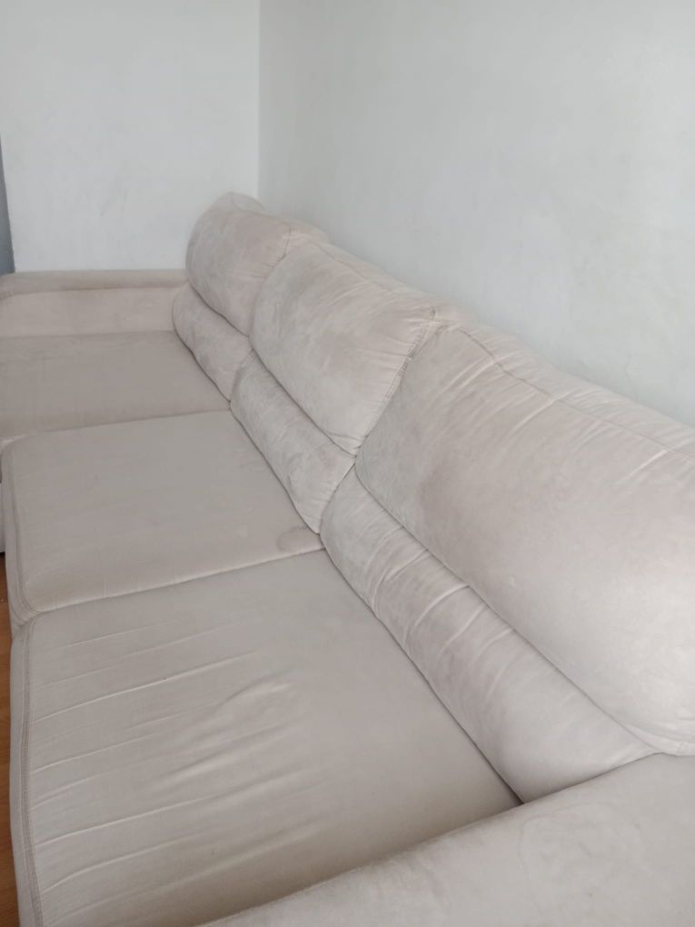 Sofa narożnik kolor beż