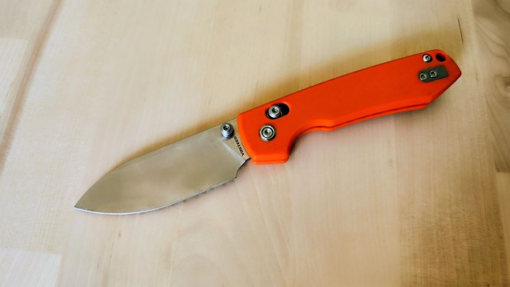 Raccoon Vosteed, Ніж з Crossbar Lock, лезо 14C28N 3.25 дюйма, G10