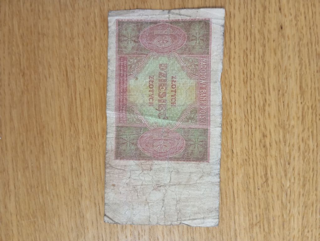 Banknot 10zł z 1946r.