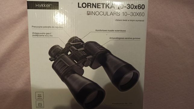 Lornetka nowa hykker powiększenie 10x-30x