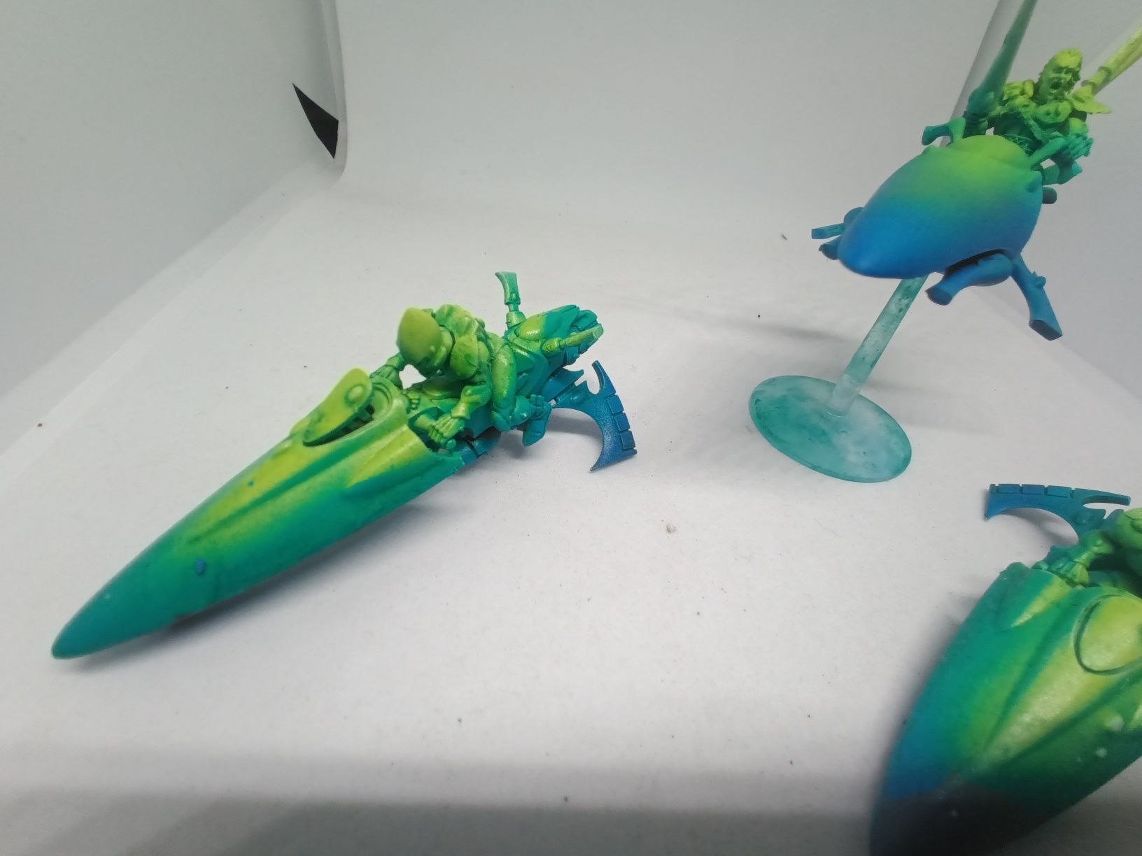 2x Windriders + Autarch finecast Eldar Warhammer 40k