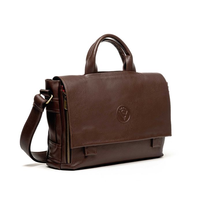 Мужской кожаный портфель / Портфель шкіряний класичний VS154