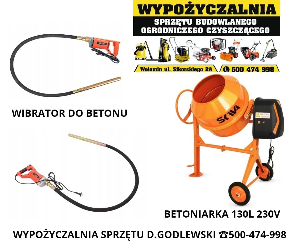 Wypożyczalnia! Szlifierka Frezarka do betonu Wynajem!