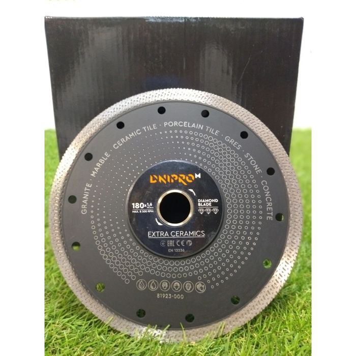 Алмазний диск DNIPRO-M 180 25.4/22.2х1.6 Extra-Ceramics (Уцінка)