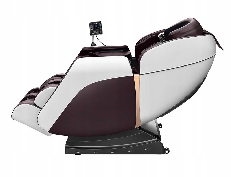 Fotel masujący rozkładany do salonu RELAX LED głośniki 3 kolory