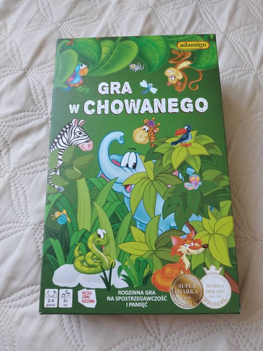 Gra w chowanego, rodzinna gra na spostrzegawczość 3+