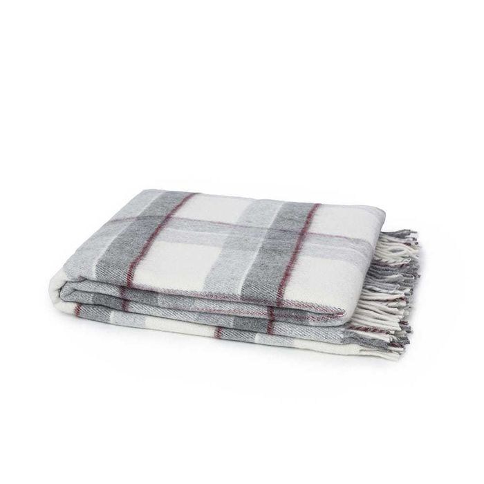 narzuta pled koc wełniany 100% wełna jagnięca gramatura580 160x200 lux