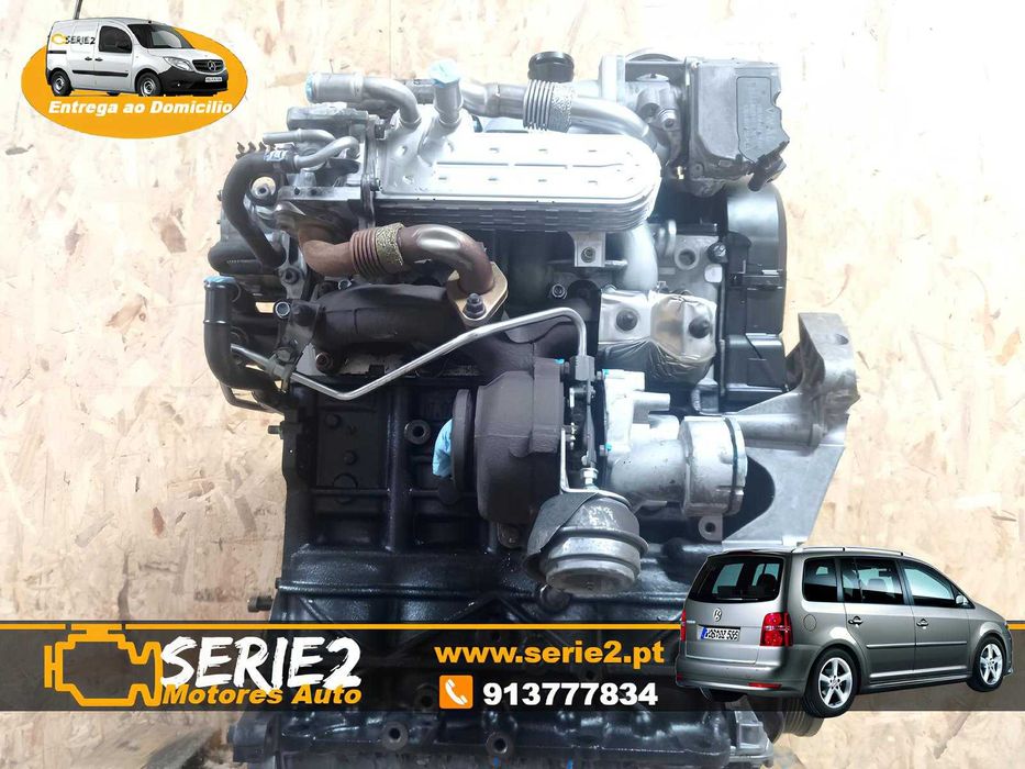 Motor VW Touran 1.9 TDI 105cv - BXE