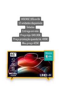 Hisense 165cm 6k