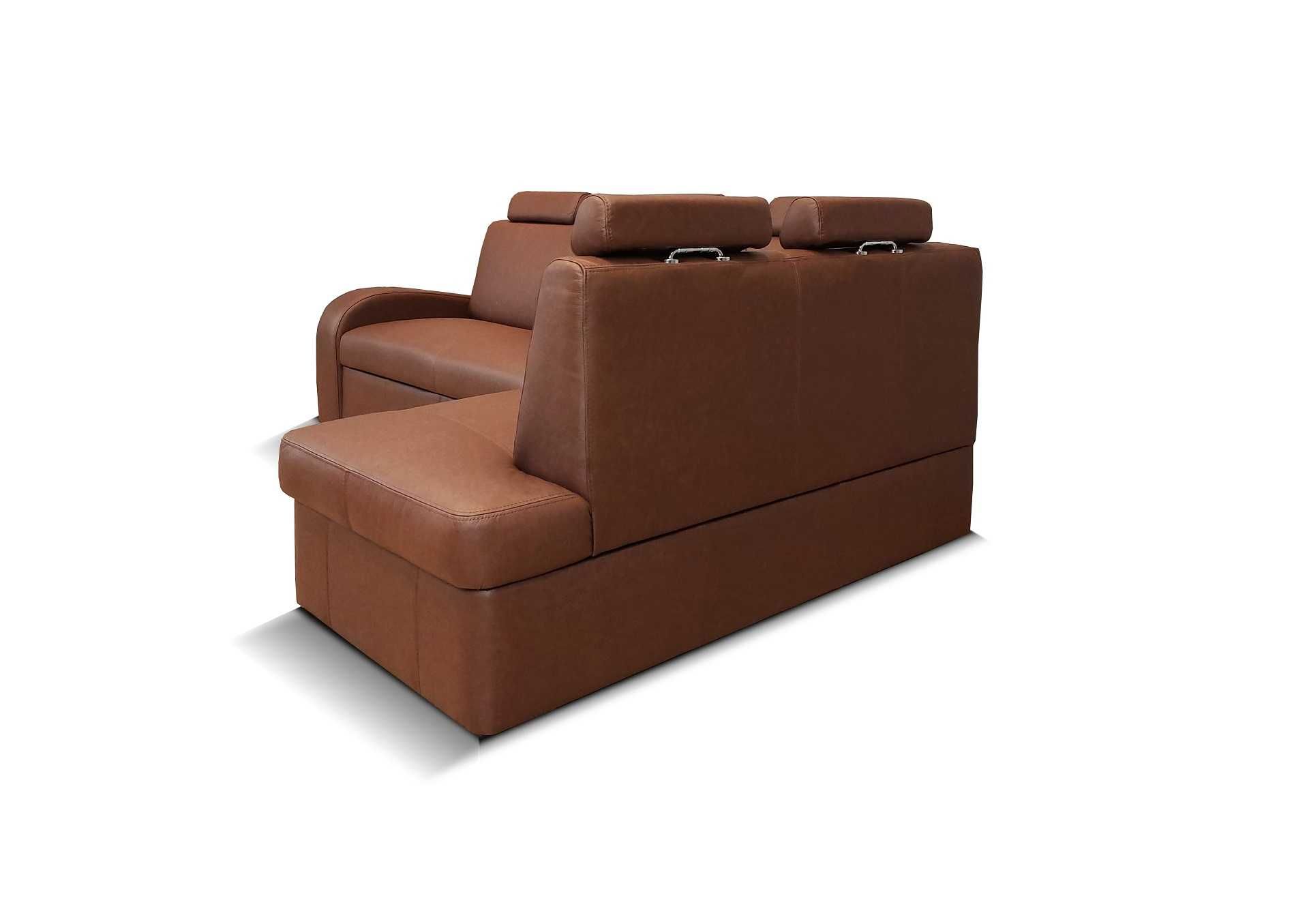 Narożnik skórzany 245x164 sofa rogówka ze skóry skóra natur. PRODUCENT