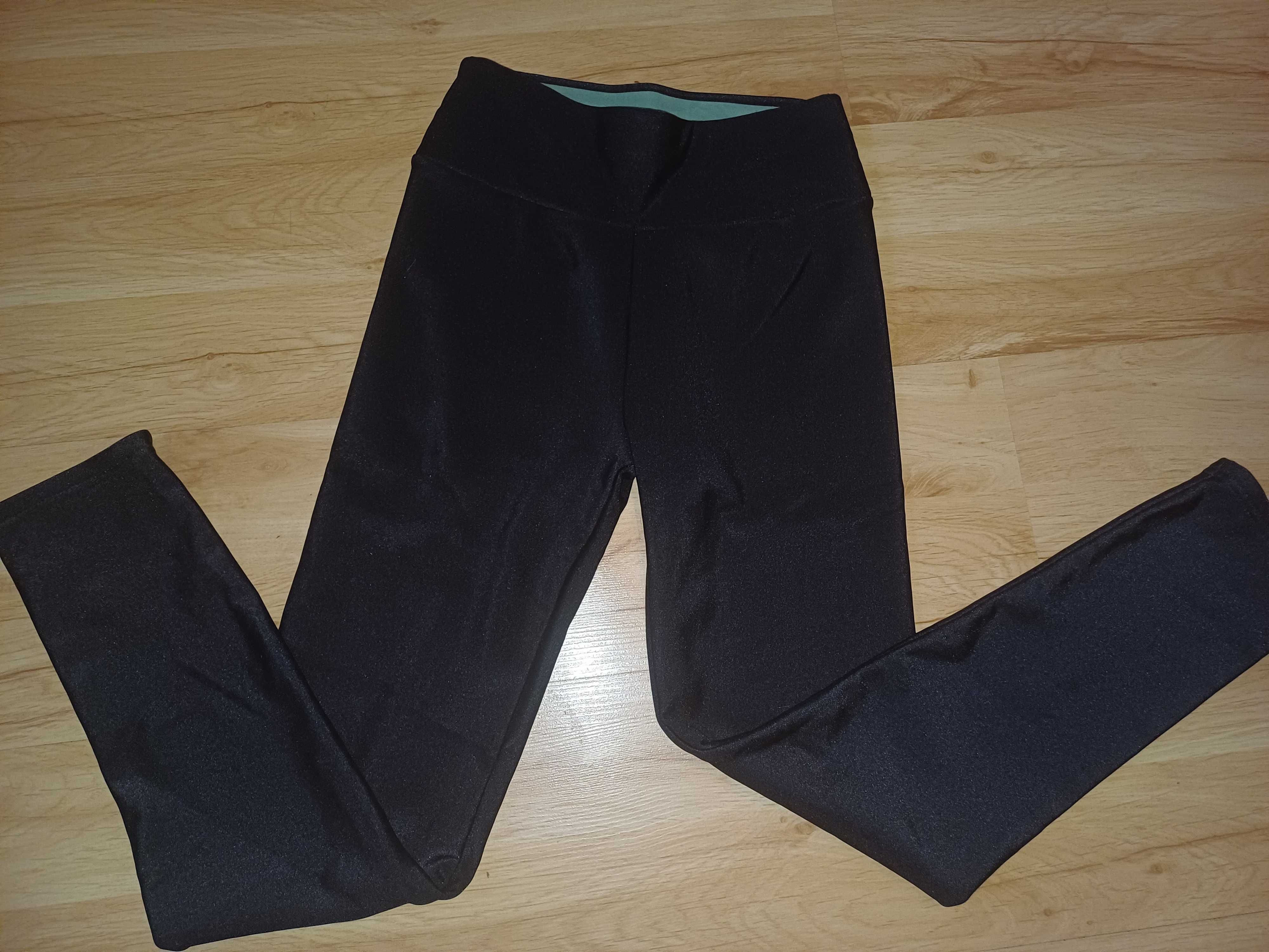 Legginsy czarne ocieplane nowe s,m