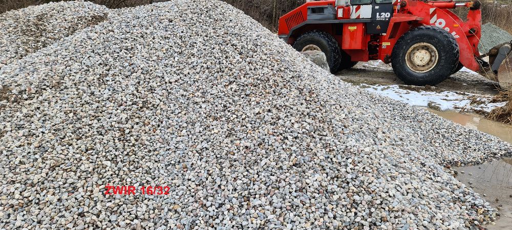 Kruszywa. Piasek , żwir ,tłuczeń , zasypki ,pospółka , transport 8-26t