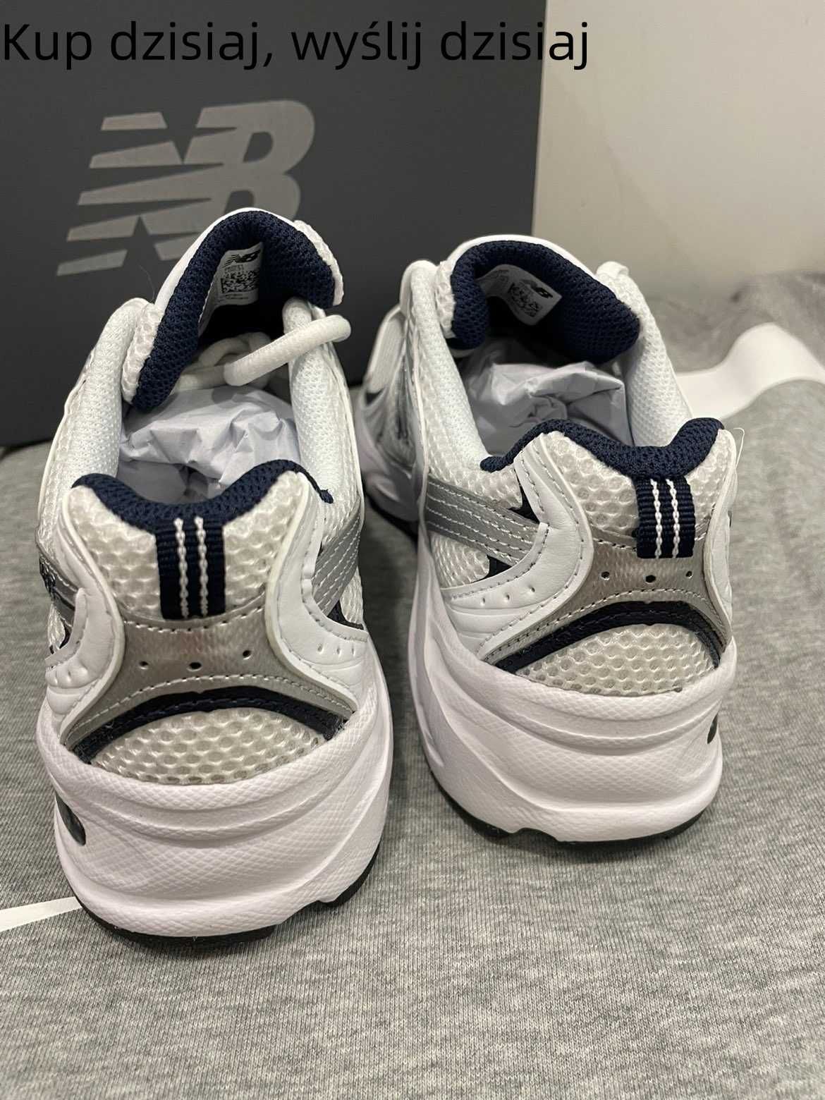 Trampki New Balance 530 Biały Srebrny Granatowy r.43