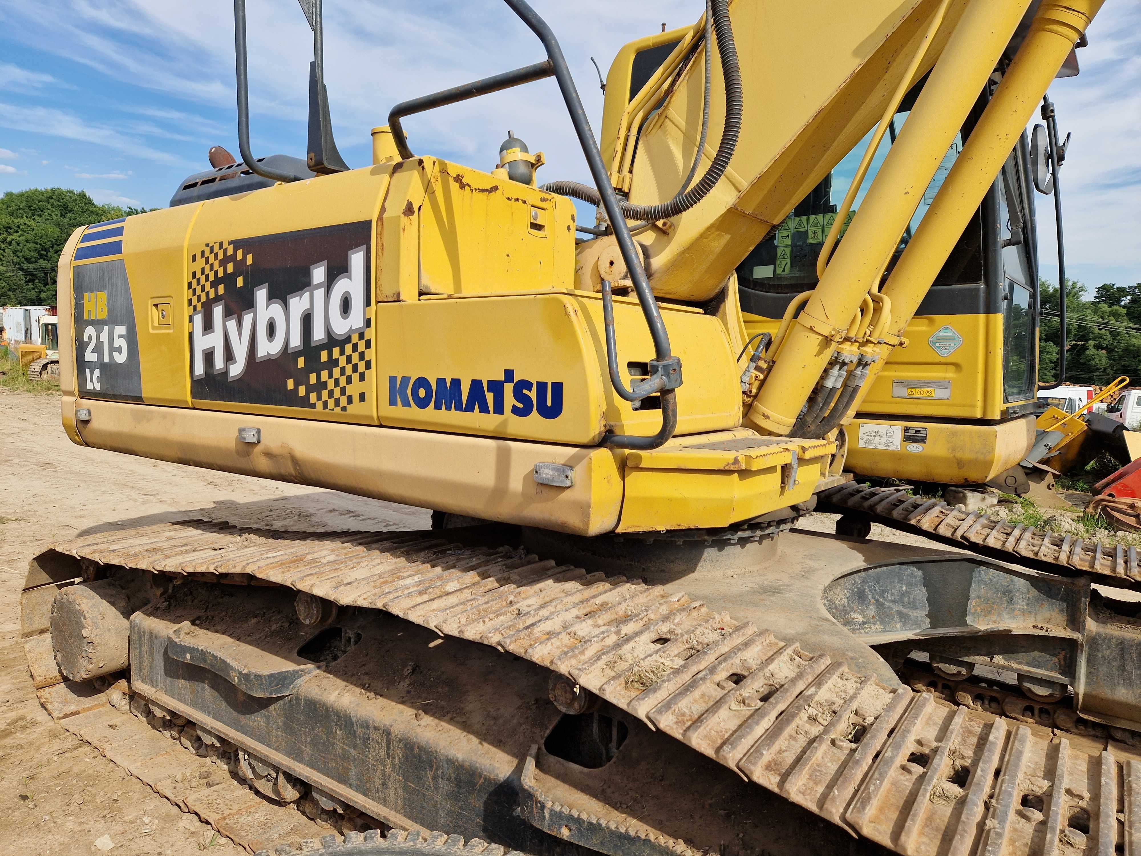 koparka komatsu HB 215 lc Hybrid części zwolnica silnik ramie
