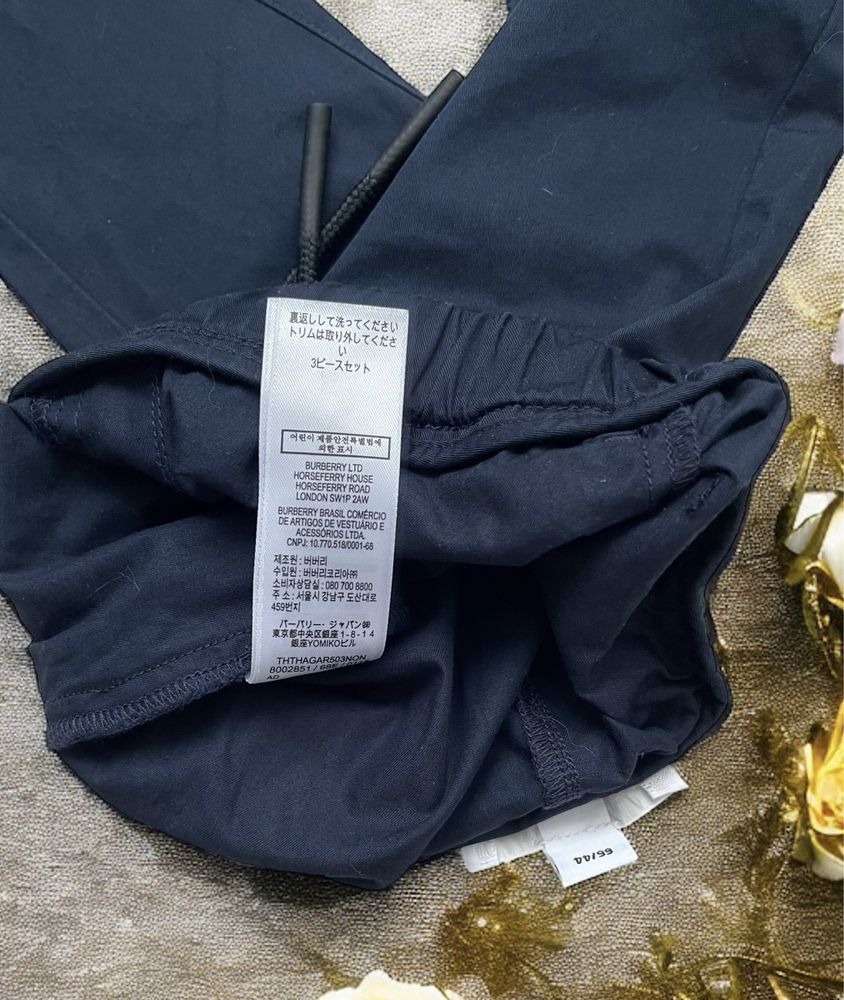 Бавовняні штани BURBERRY оригінал на малюка 6 місяців, 68 м