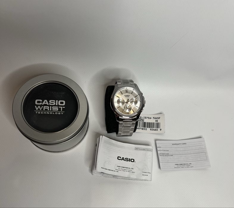 Годинник Casio MTP-1375D-7AVDF часы касио касіо Оригінал  Original