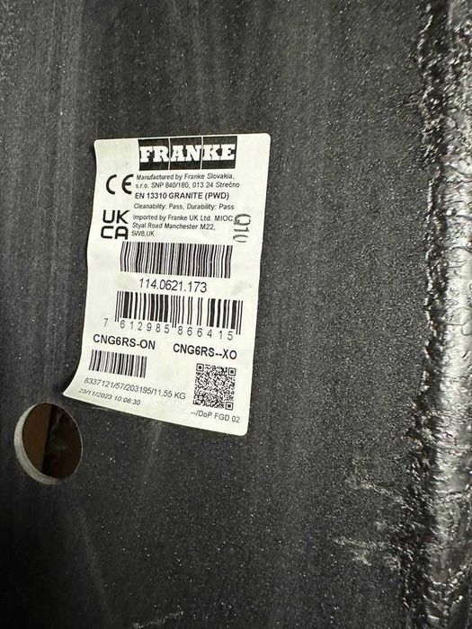 Nowy zlewozmywak Franke granitowy onyx