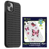Etui Pinit Dynamic + Flower/Butterfly Pin dla iPhone 14/15 Plus 6.7"