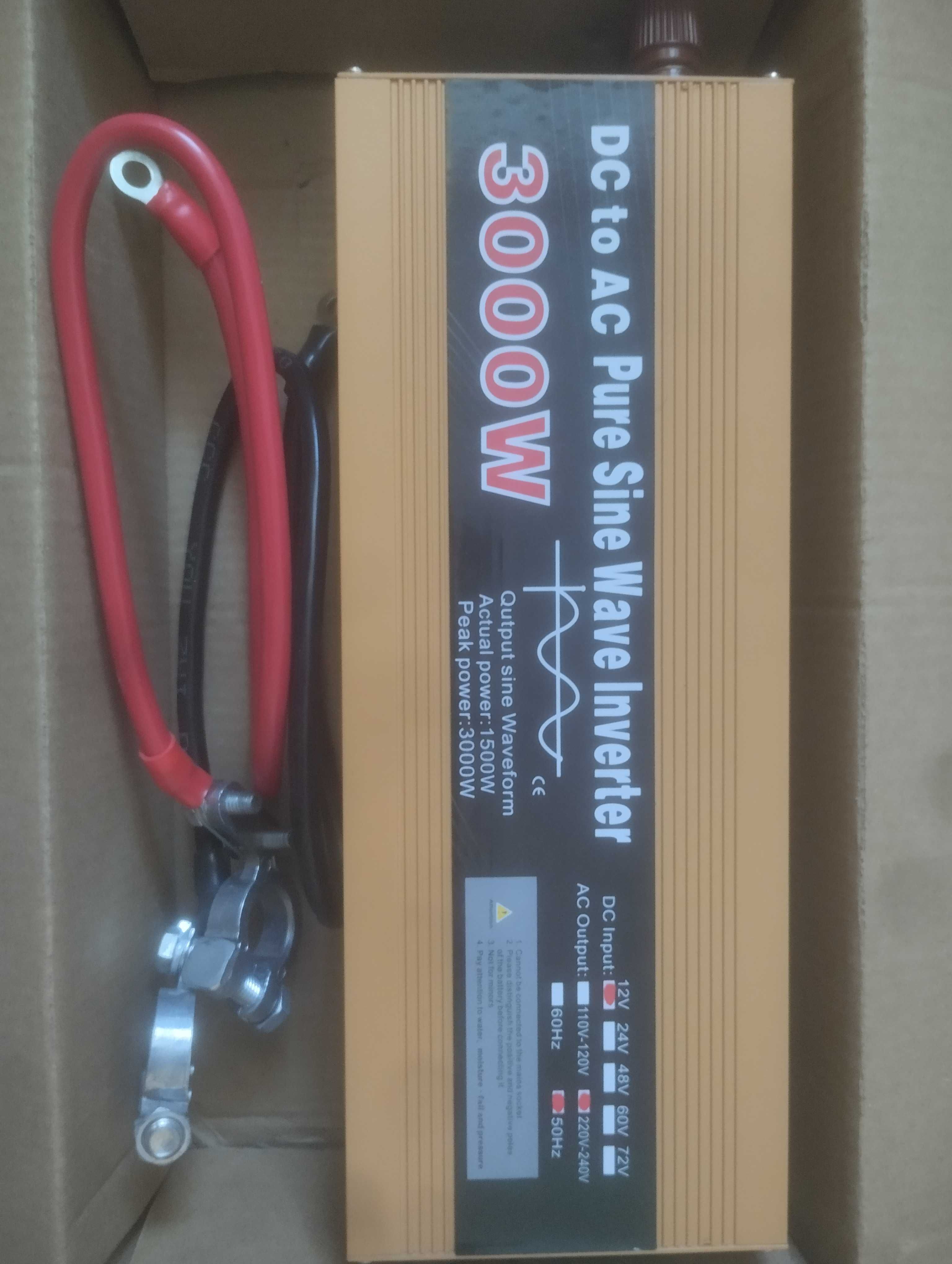 Інвертор 3000W з чистою синусоїдою