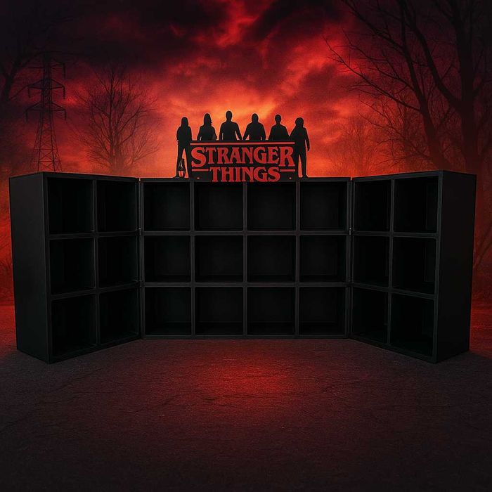 Поличка стенд для фанко-поп Дивні Дива Stranger things