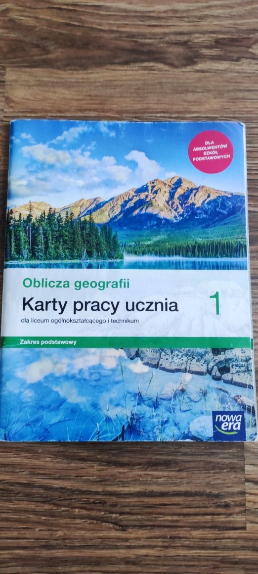 Oblicza geografii 1, karty pracy ucznia, zakres podstawowy