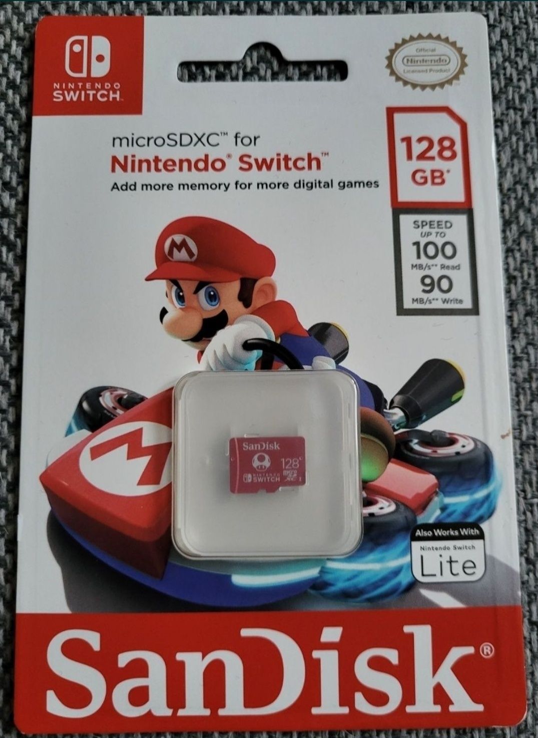 Nowa Karta pamięci microSD 128GB SanDisk Mario